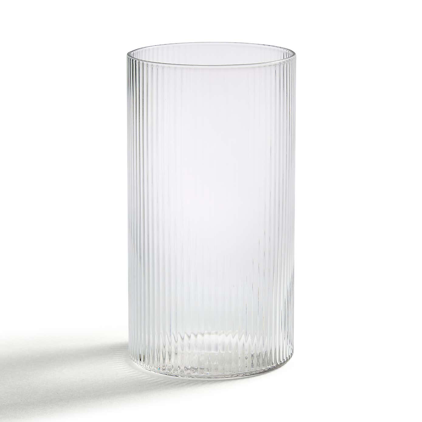 Ribbed Highball Glass