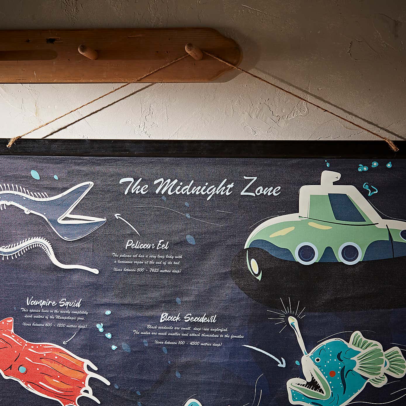 Kids Midnight Zone Hanging Mural 110cm x 150cm