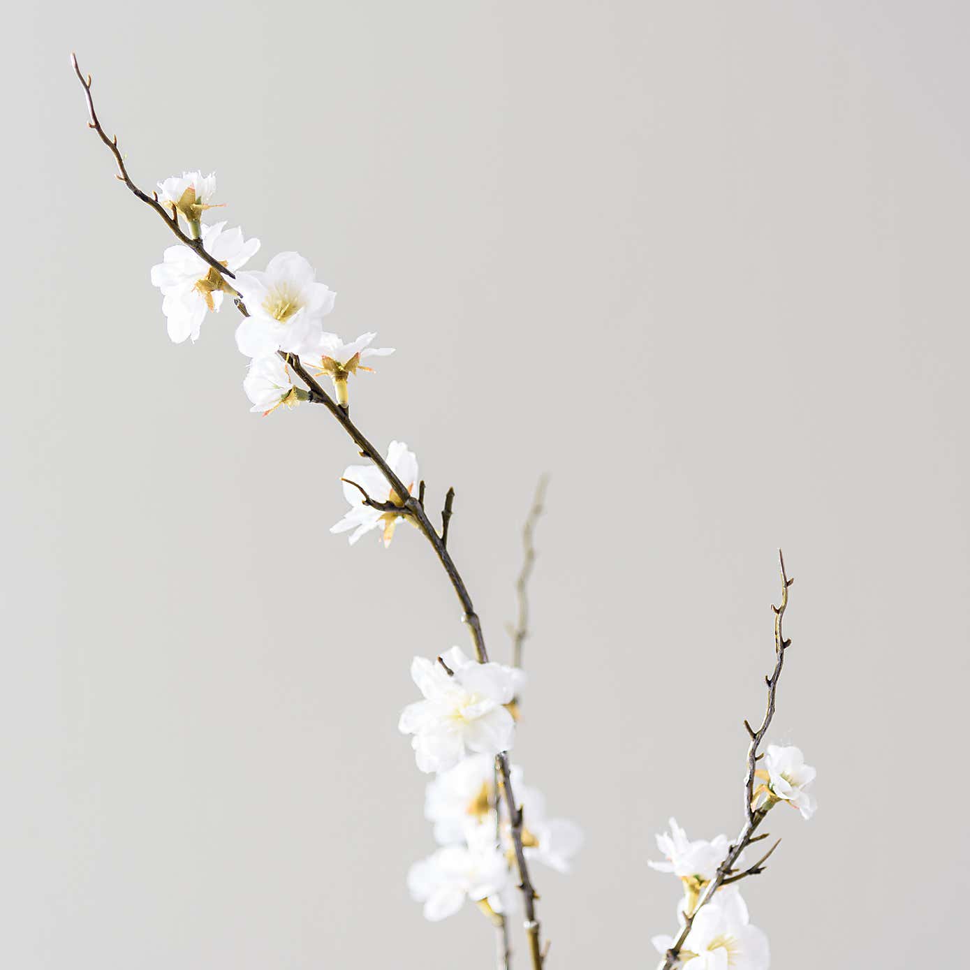Artificial Cream Blossom Flower Stem