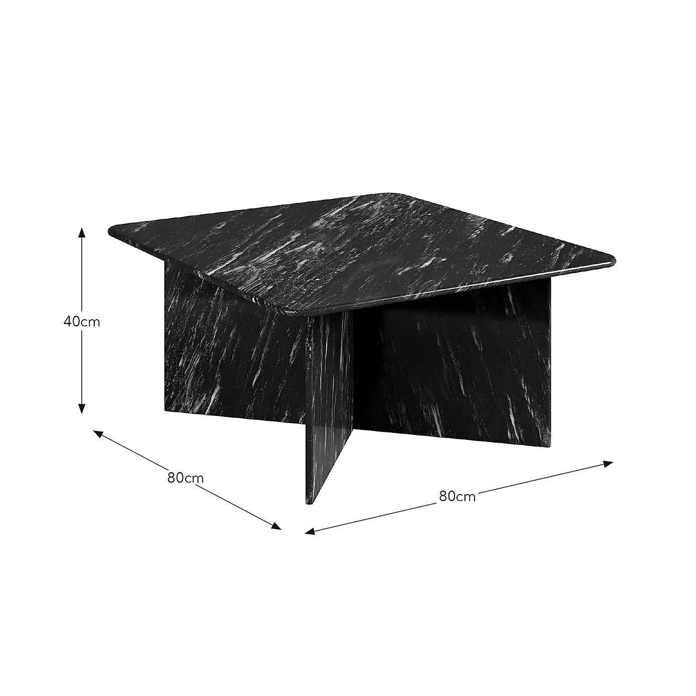 Lana Marble Square Coffee Table