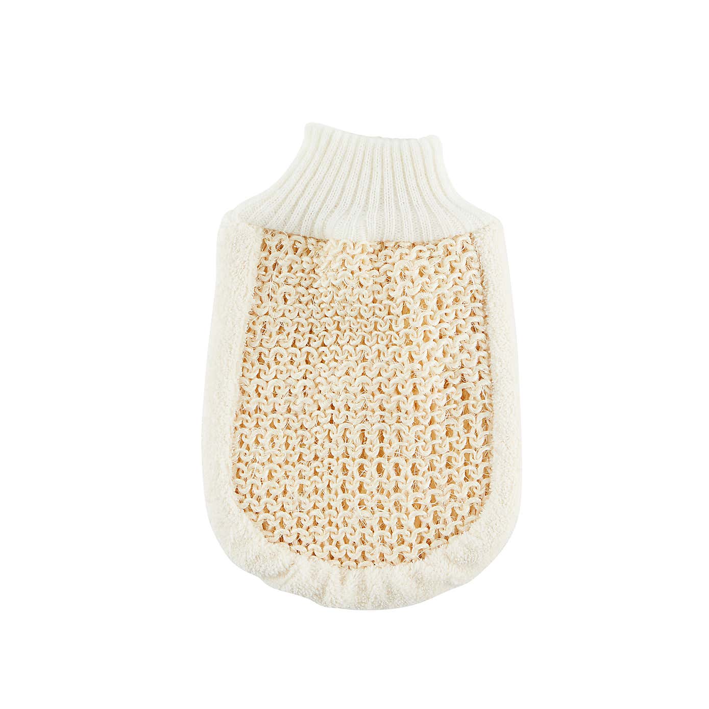Cotton and Sisal Fibre Wash Mitt