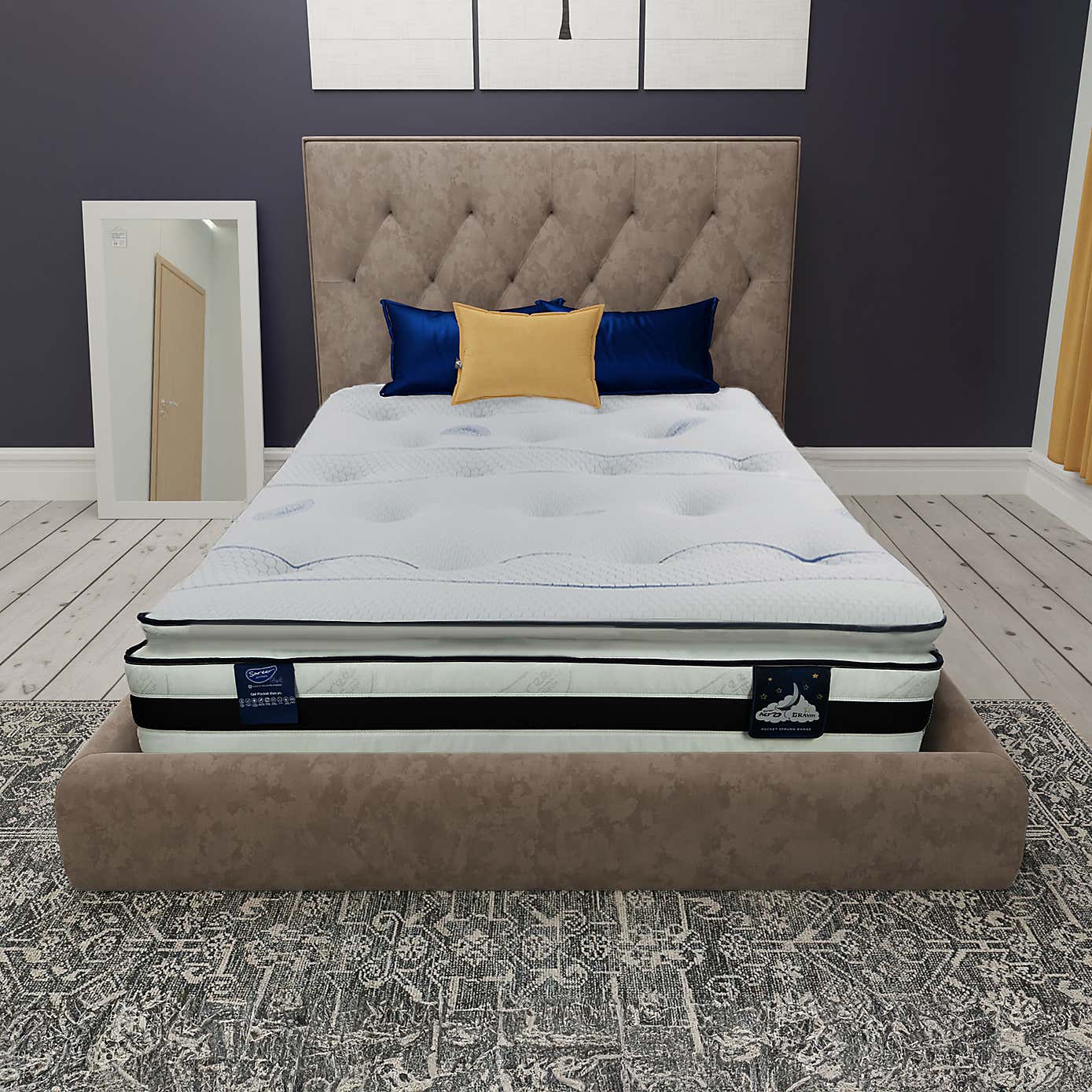 Sareer Matrah Gel Pocket Pillow Top Mattress