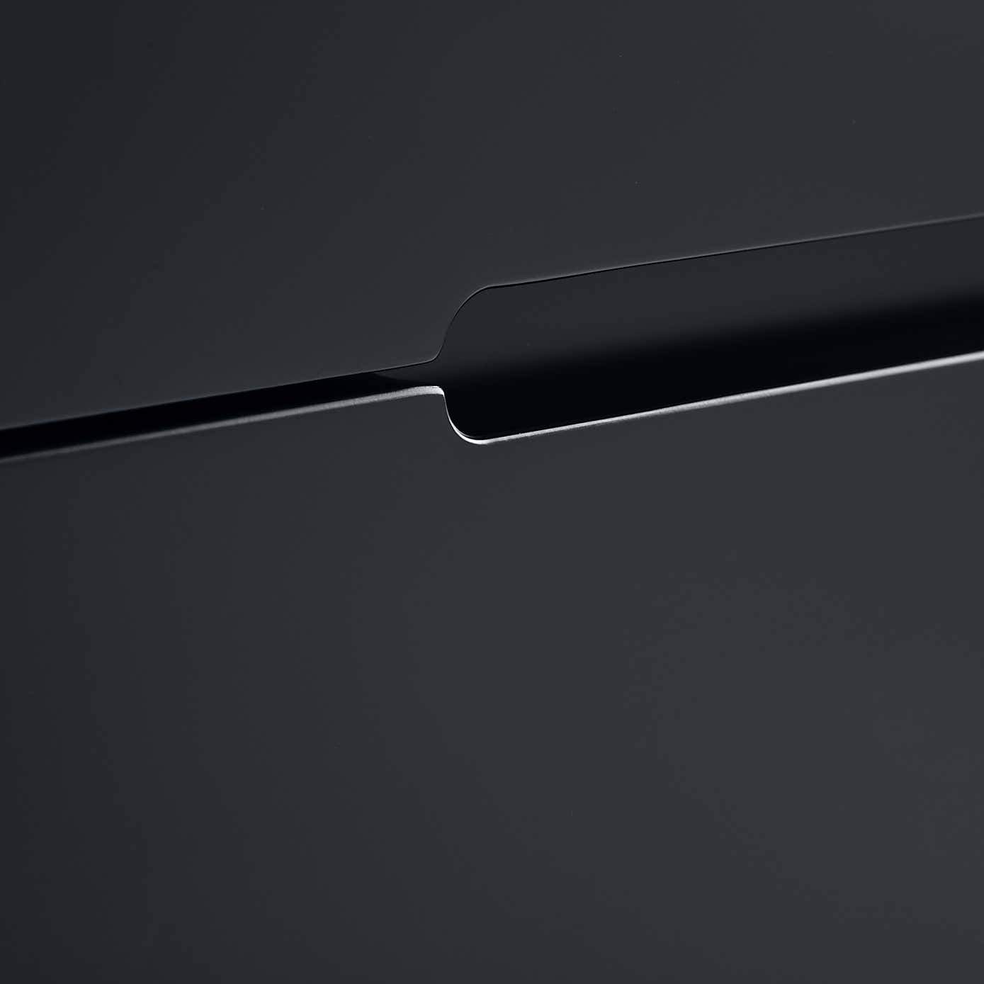 Cecil 2 Drawer Bedside, Anthracite