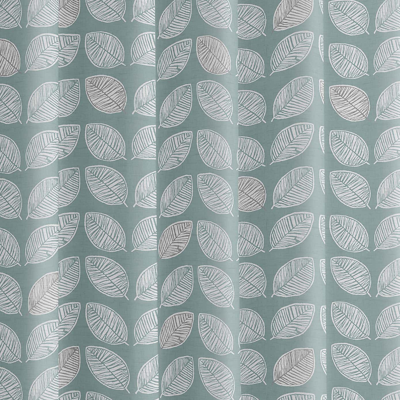 Fusion Delft Eyelet Curtains