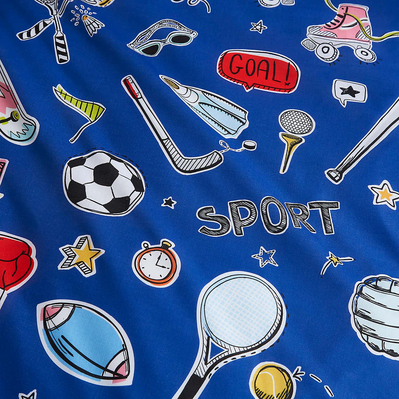 Sports Day Duvet Cover Set, Single