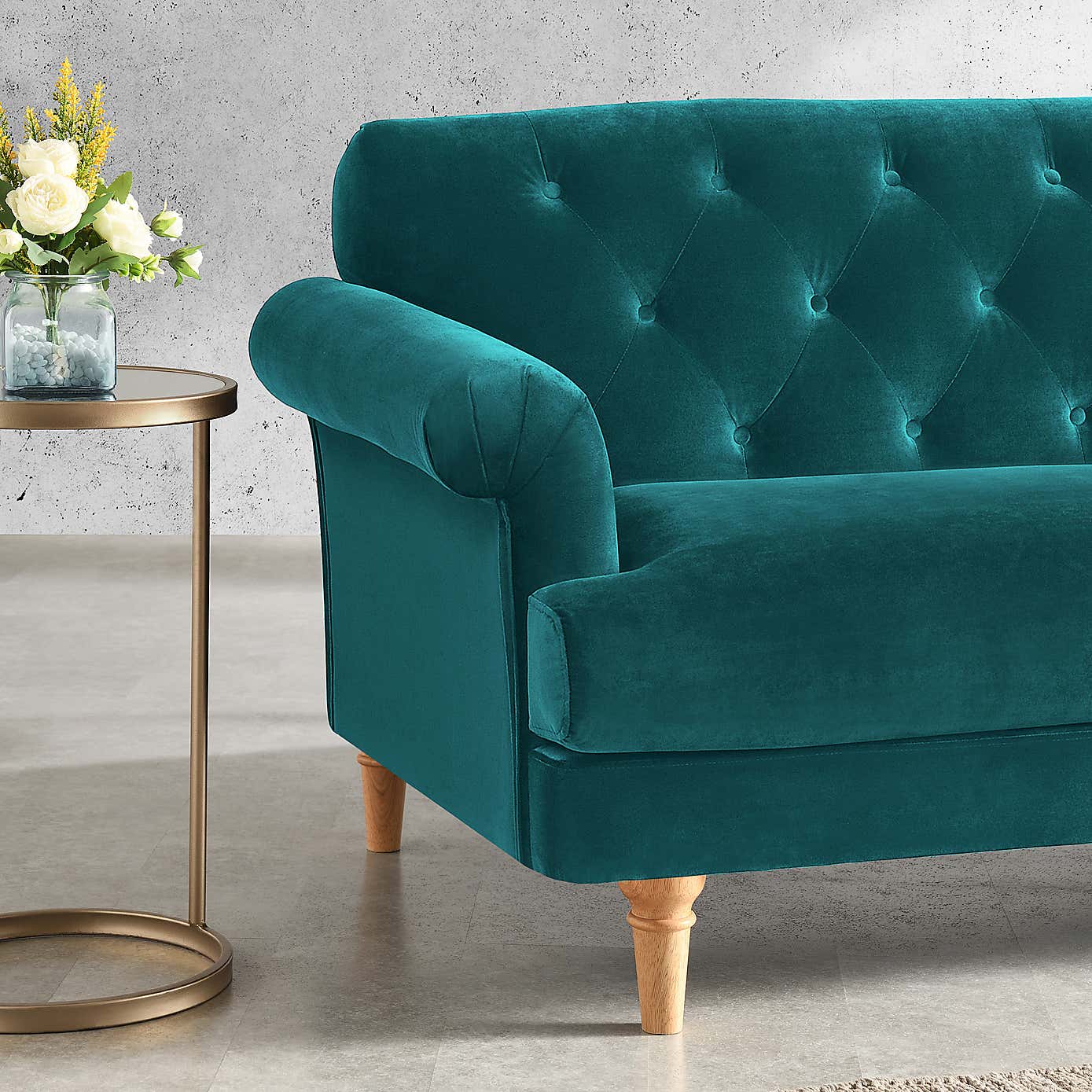 Jazz Velvet 3 Seater Sofa