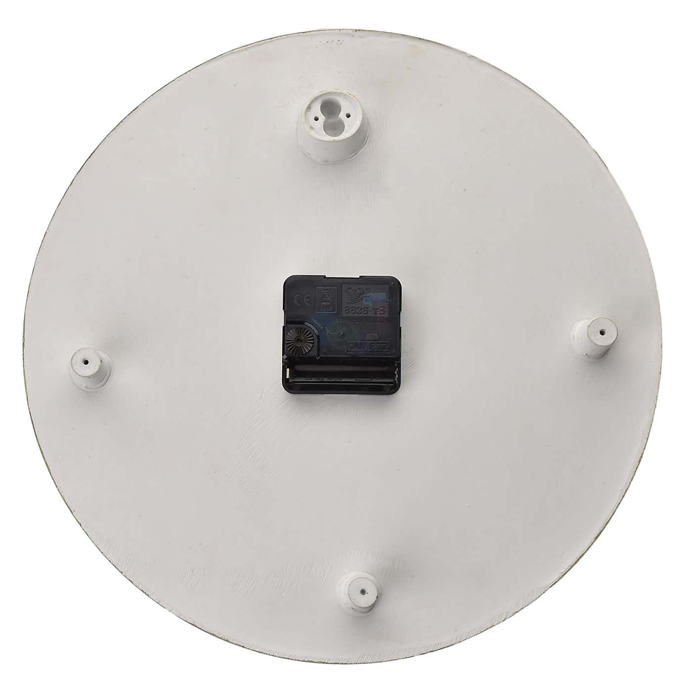 Interval Narrow Baton Resin Wall Clock