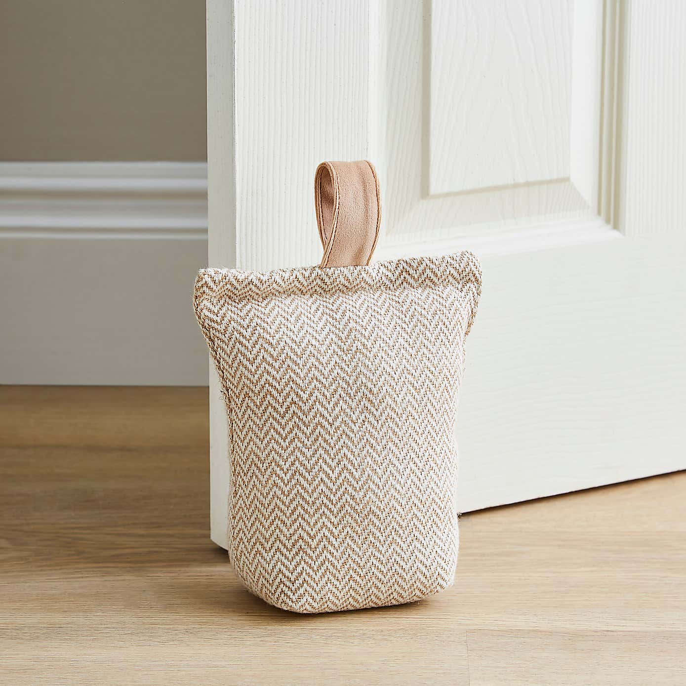 Herringbone Natural Doorstop