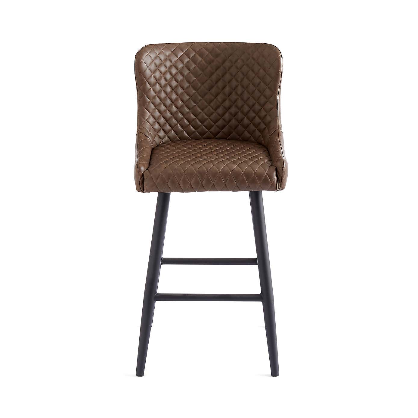 Montreal Counter Height Bar Stool, Faux Leather