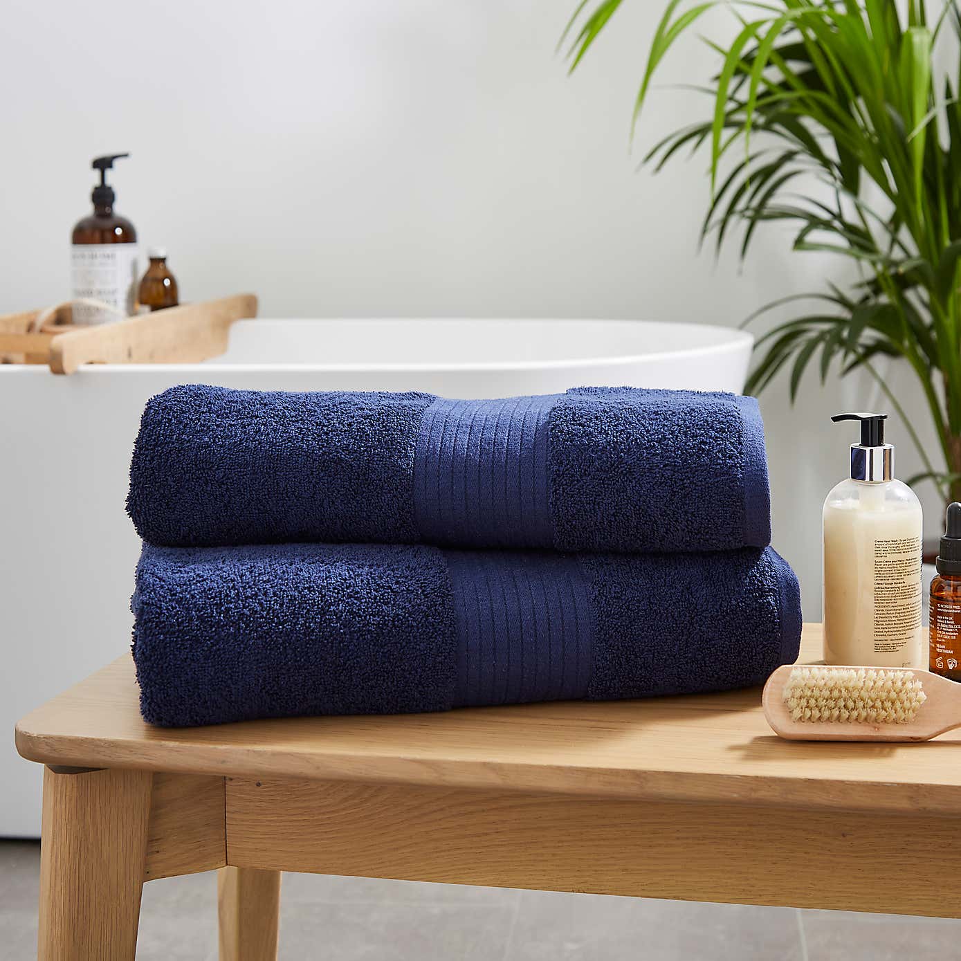 Set of 2 Cotton Bath Sheets