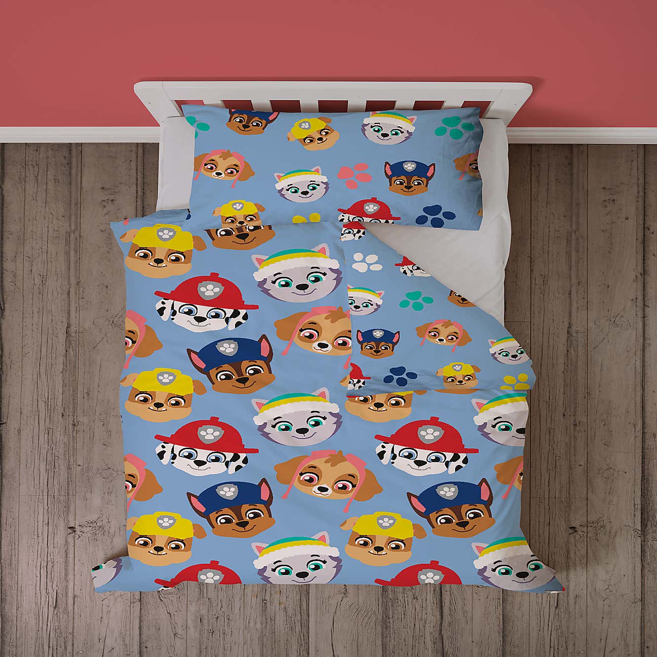 Paw Patrol Bold 10.5 Tog Coverless Duvet and Pillowcase Set
