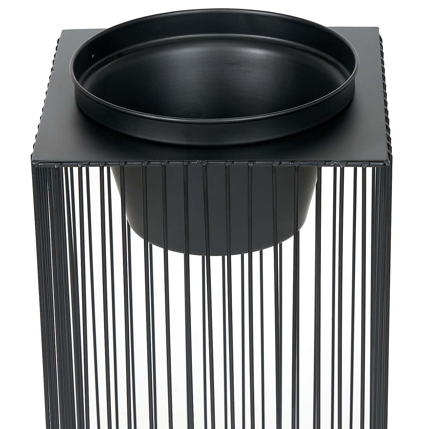 Rectangular Metal Strut Planter