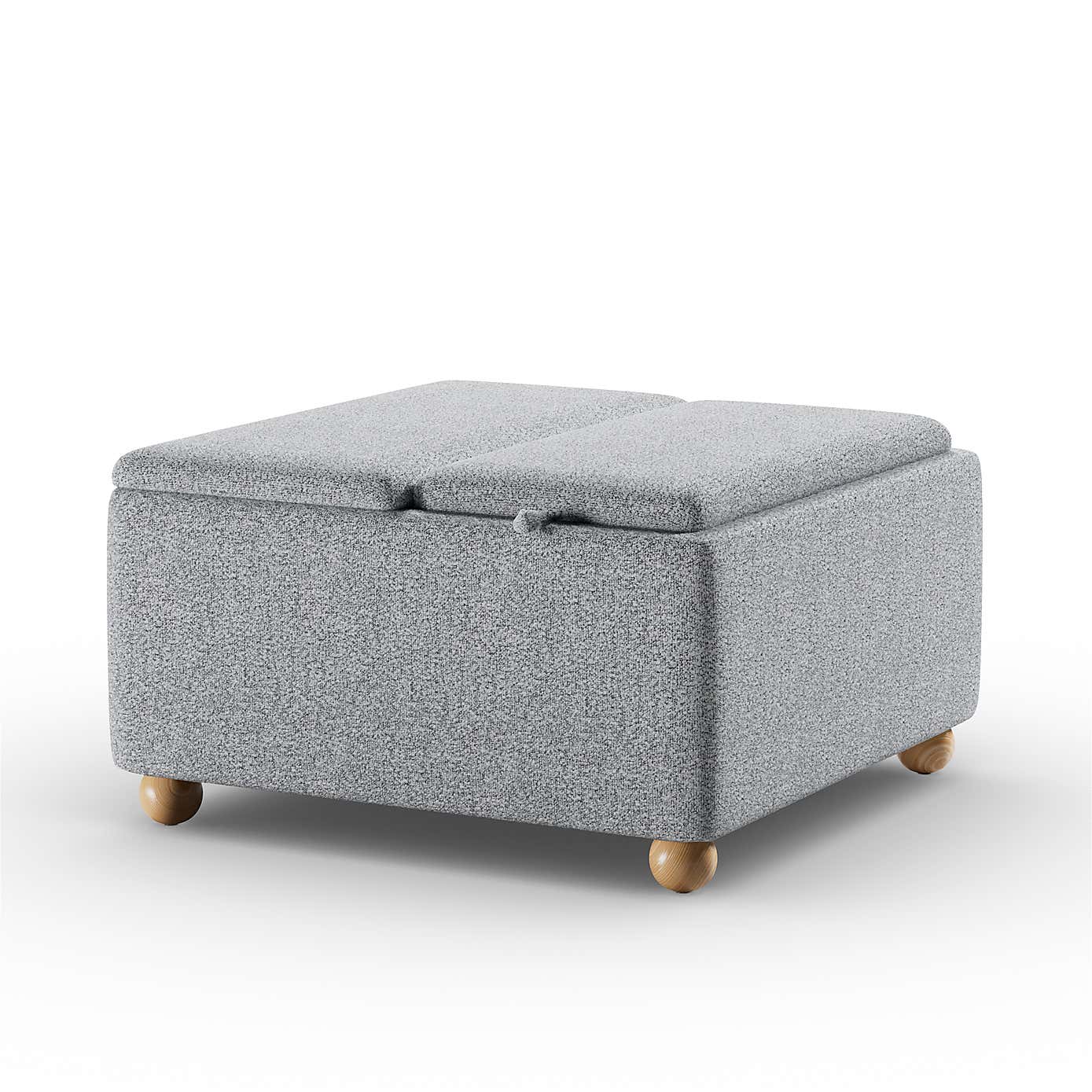 Elma Soft Weave Tray Table Ottoman