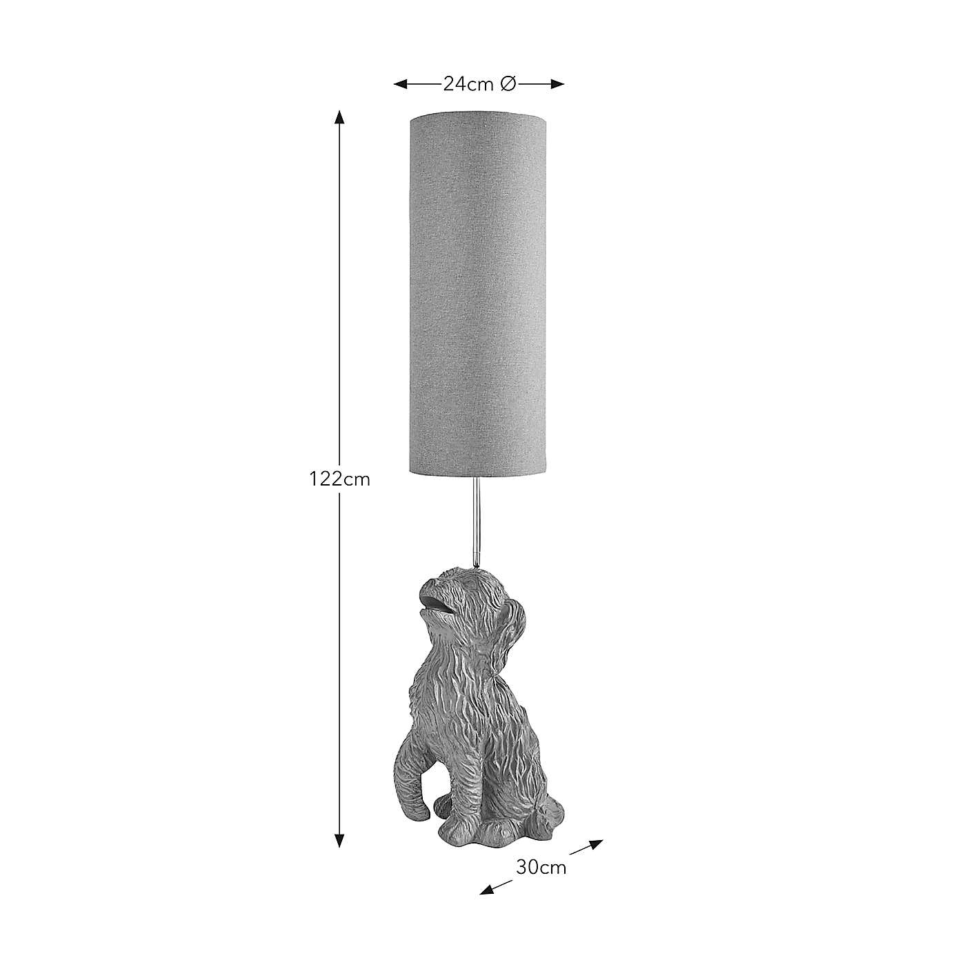 Reggie the Cockapoo Adjustable Floor Lamp