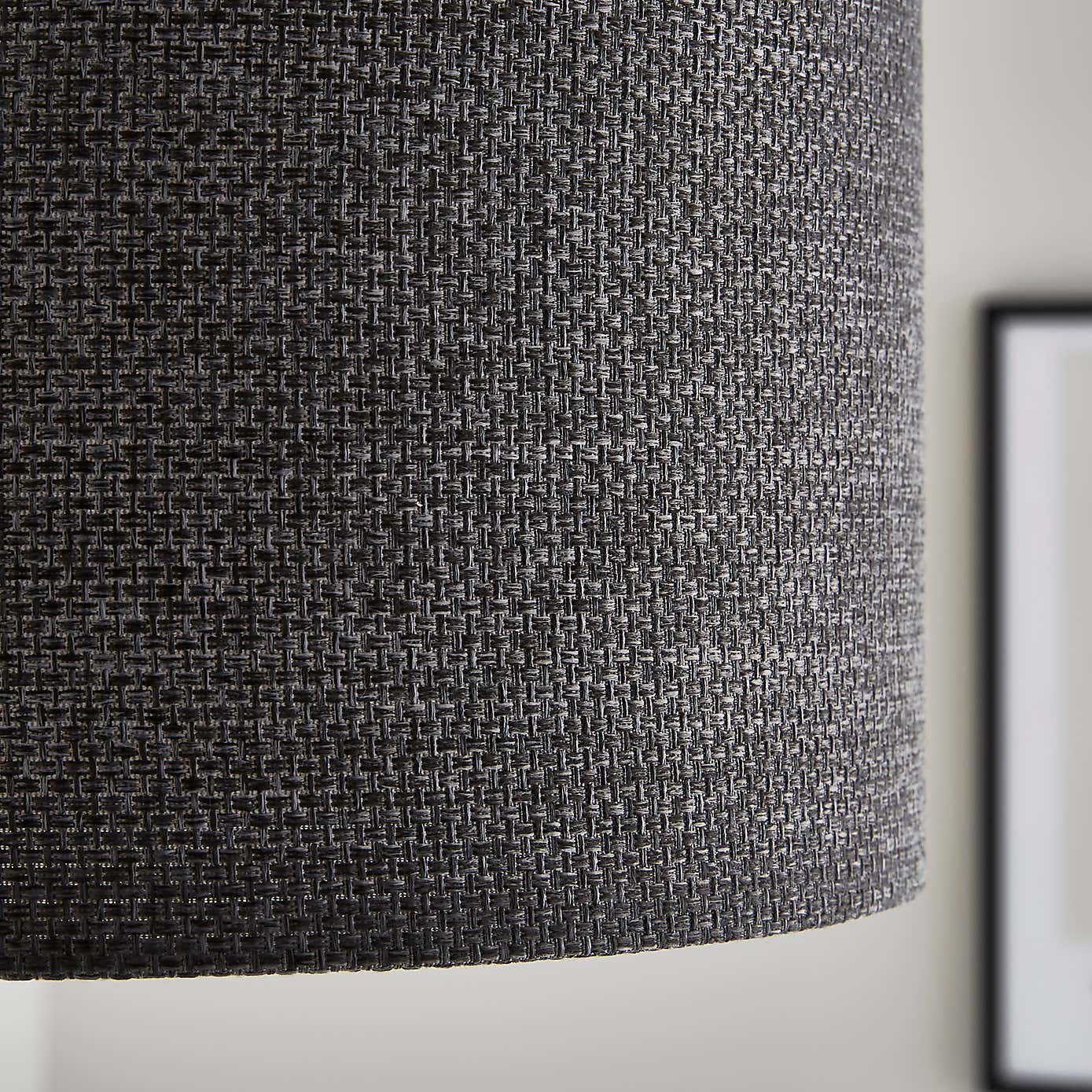 Barkweave Easy Fit Drum Lamp Shade