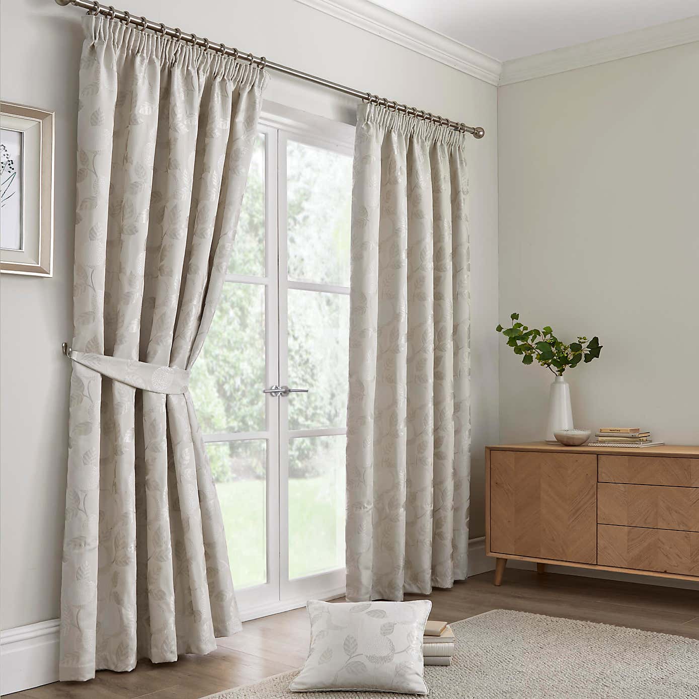 Curtina Bramford Jacquard Pencil Pleat Curtains