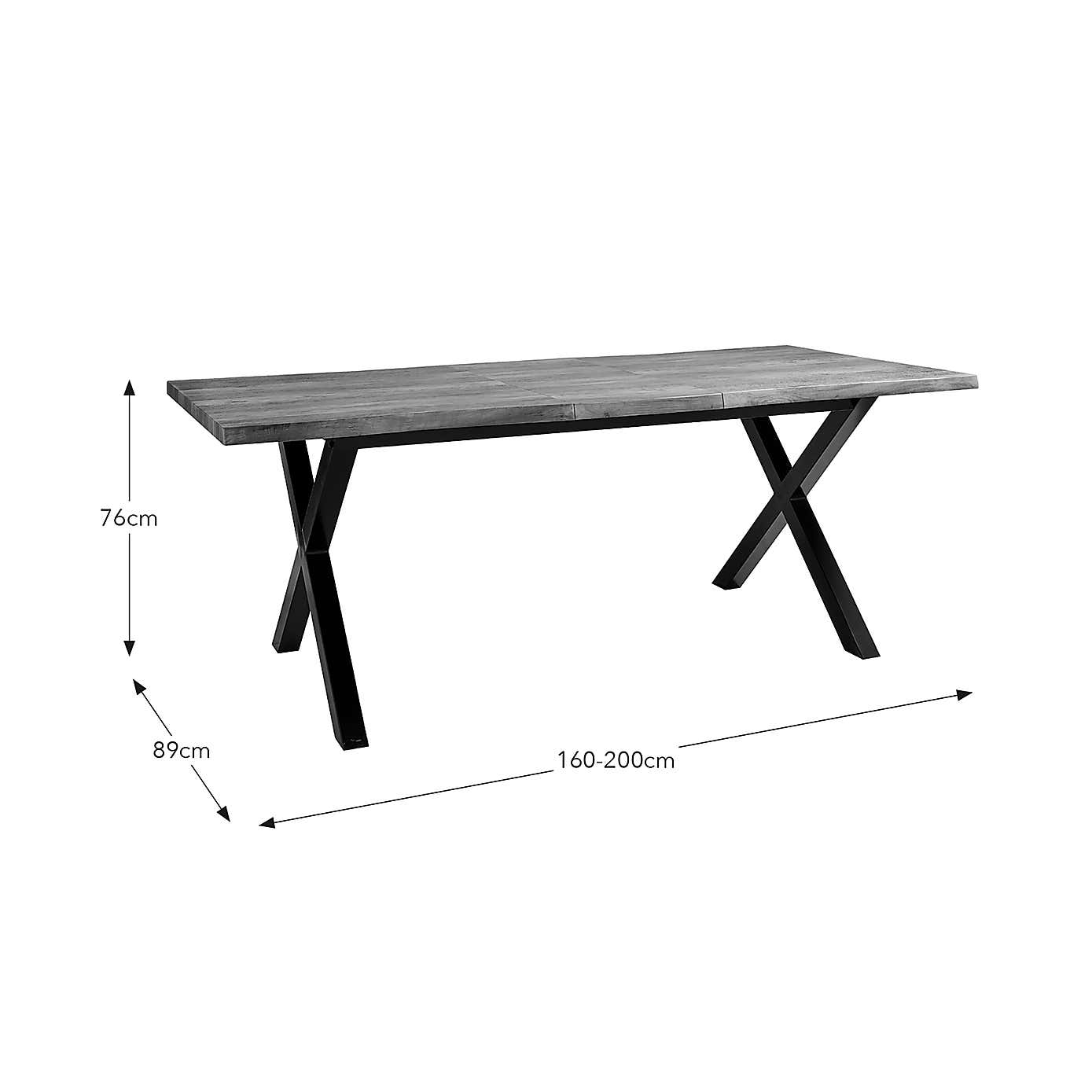 Ezra Extending Dining Table, 160 x 200cm