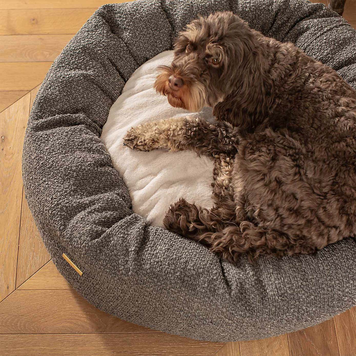 Lords and Labradors Boucle Donut Dog Bed