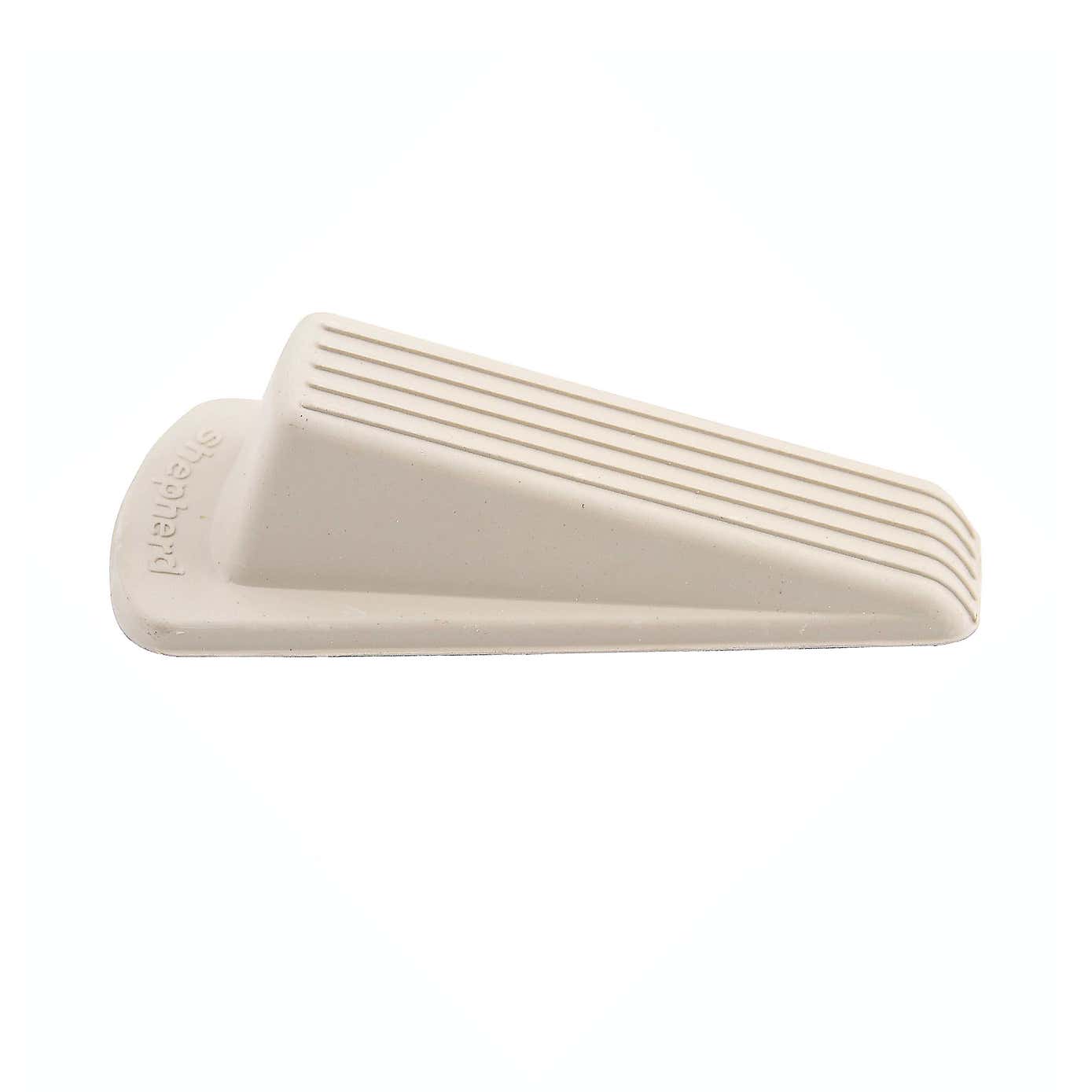 Door Wedge Rubber Large White