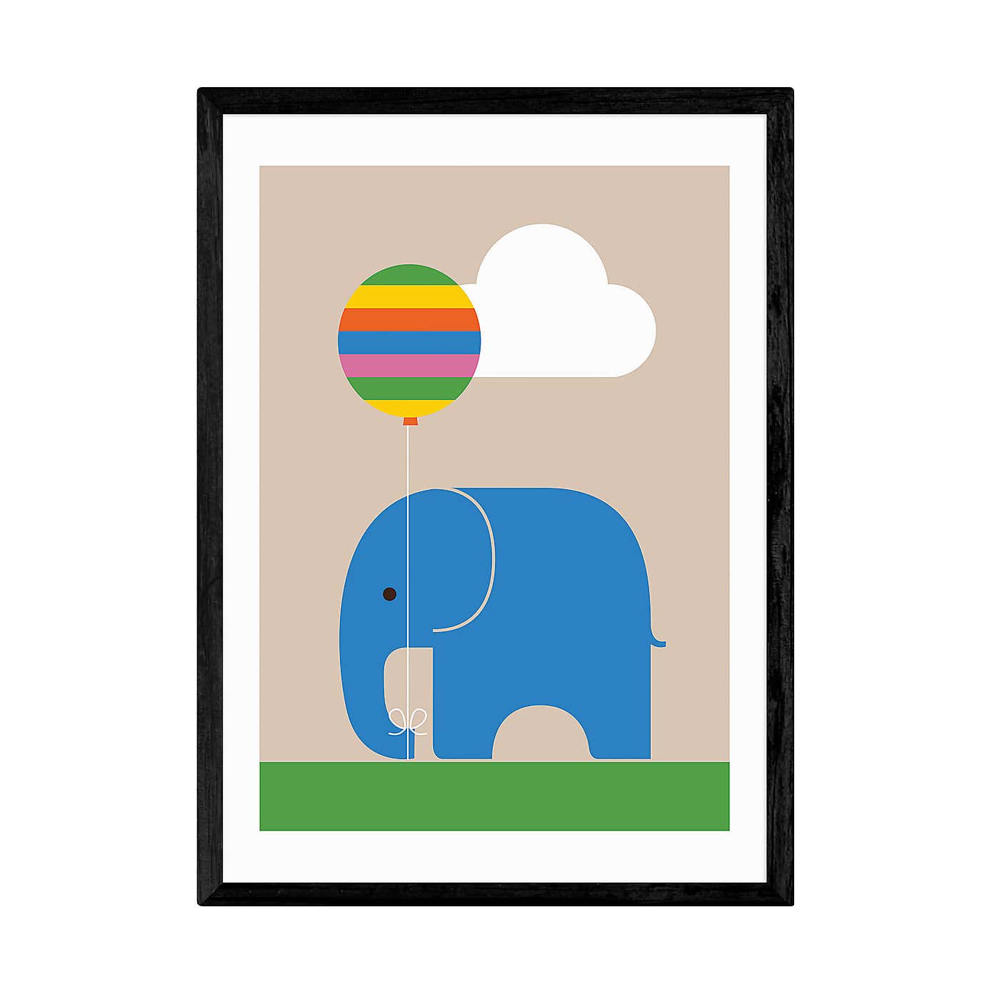 East End Prints Elephant Print