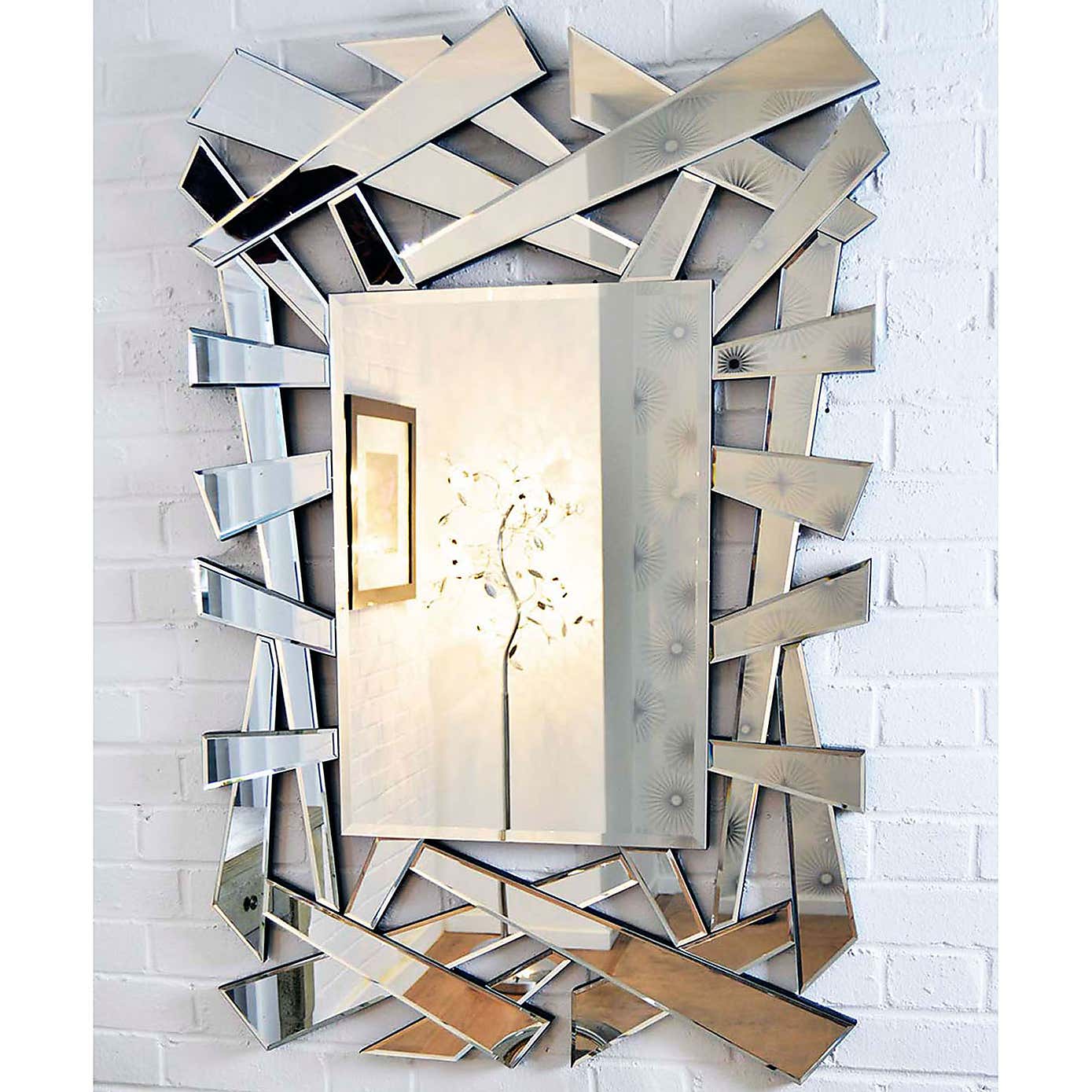 Surrey Abstract Rectangle Wall Mirror