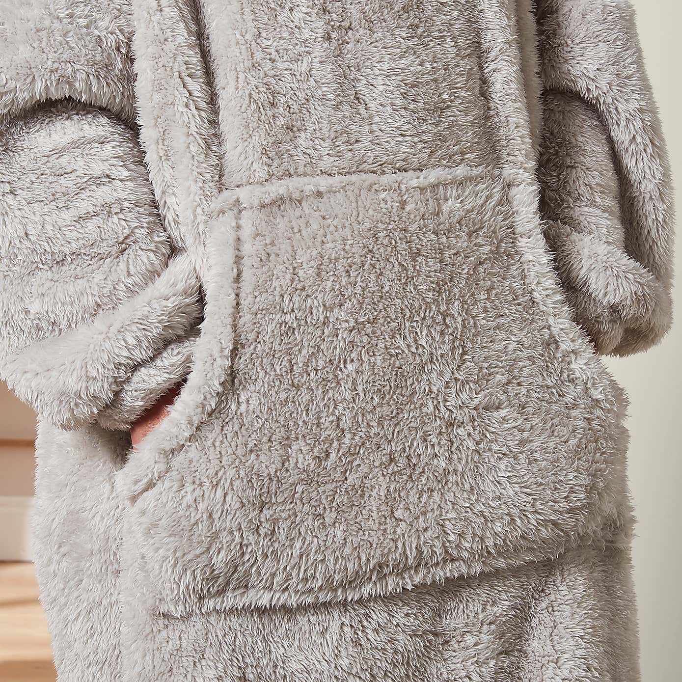 Teddy Oversized Blanket Hoodie