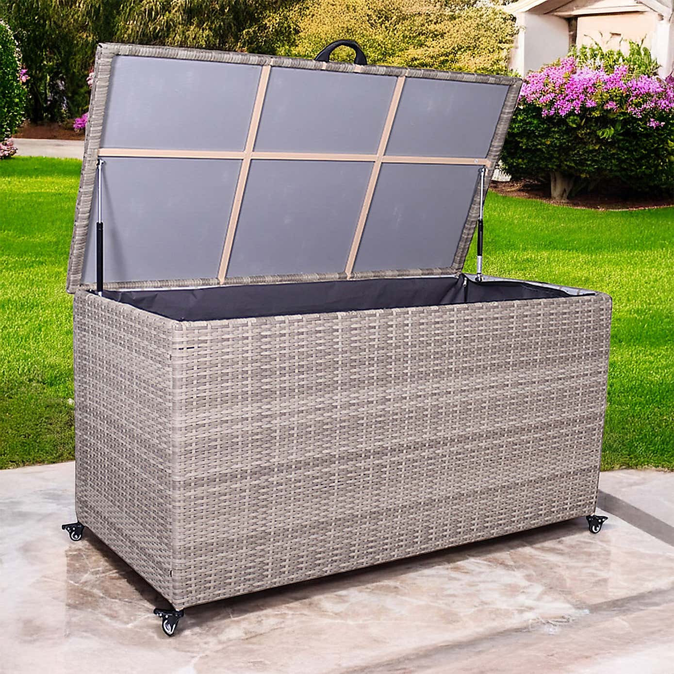 A.Mir Woven Cushion Storage Box, Medium