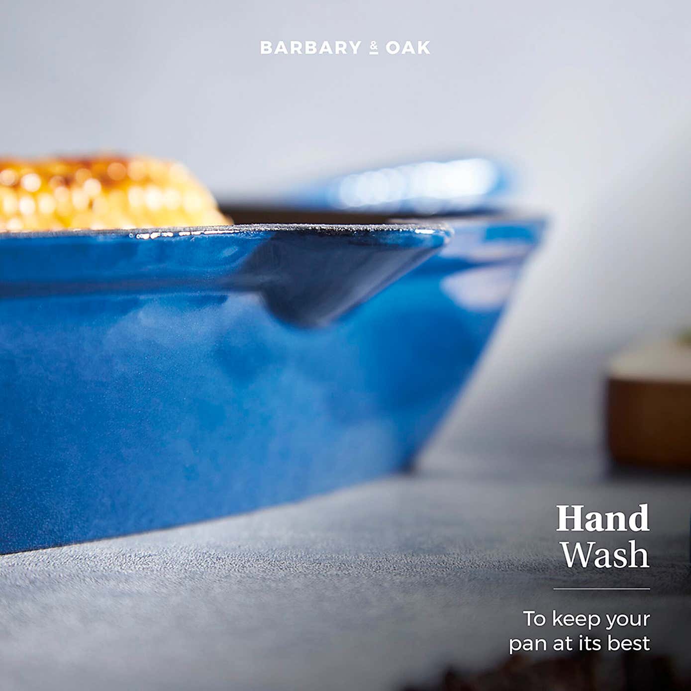 Barbary & Oak Cast Iron Grill Pan, 23cm