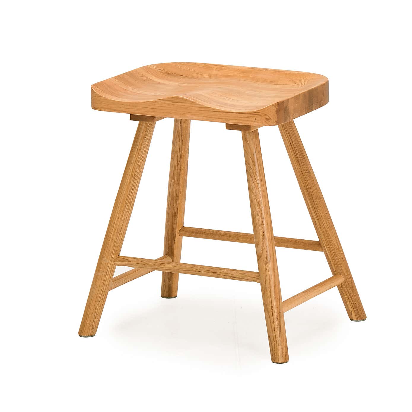 Loxwood Table Height Bar Stool, Solid Oak