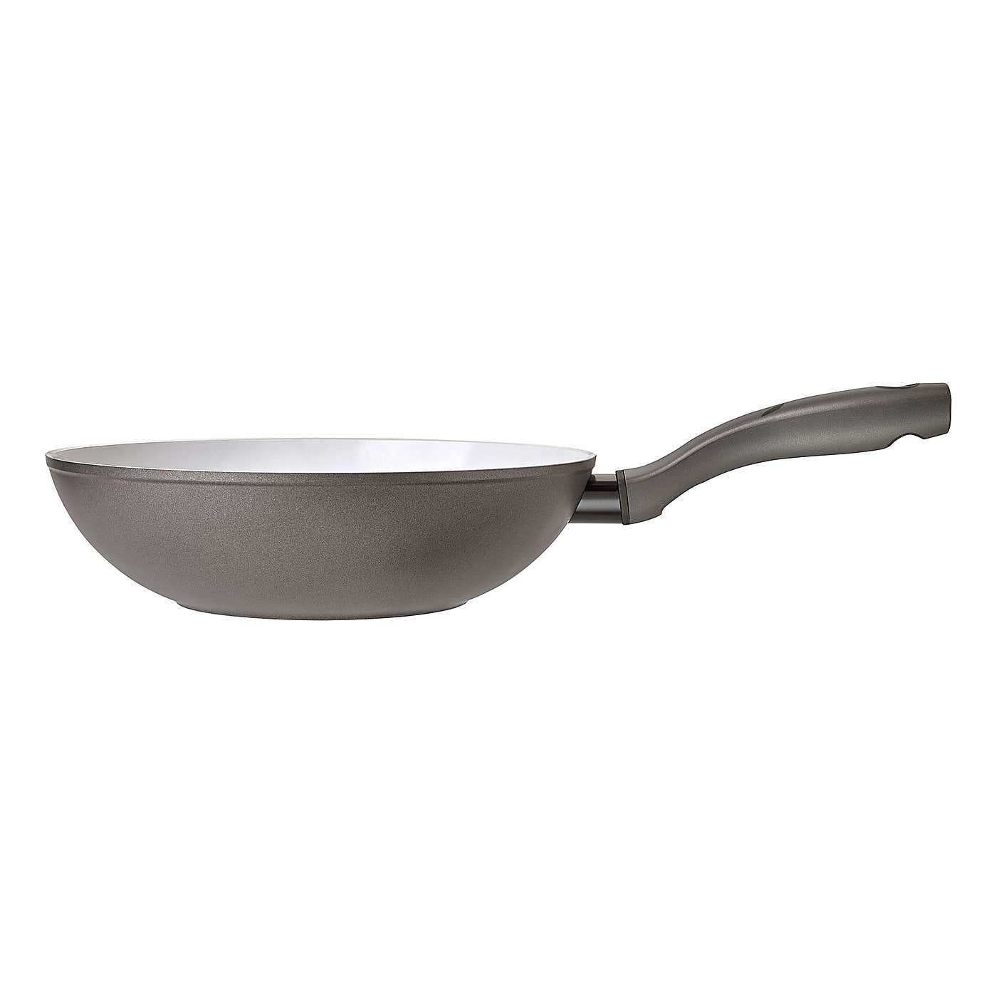 Prestige Earth Pan Non-Stick Recycled Aluminium Stir Fry Wok, 28cm