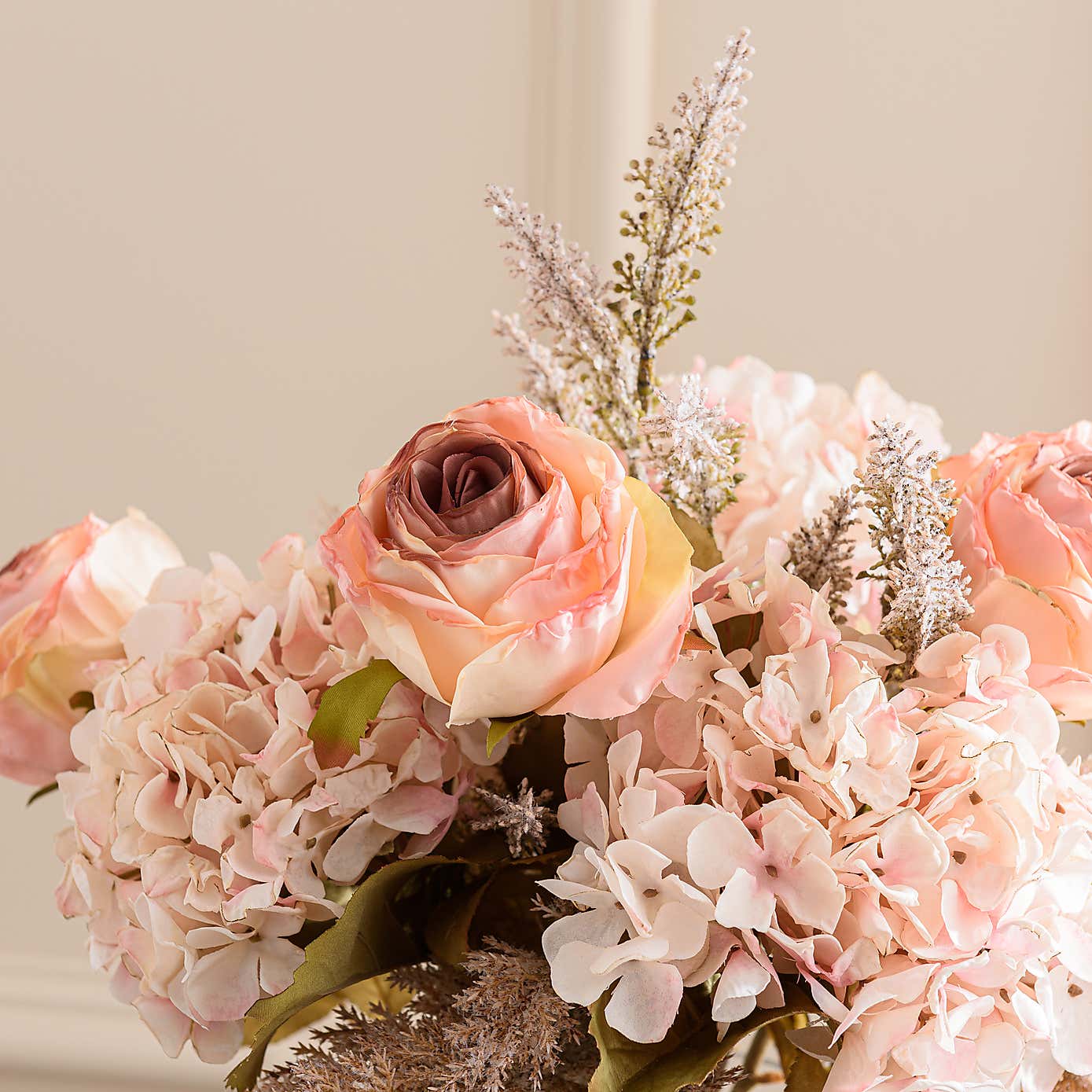 Artificial Dried Pink Bouquet