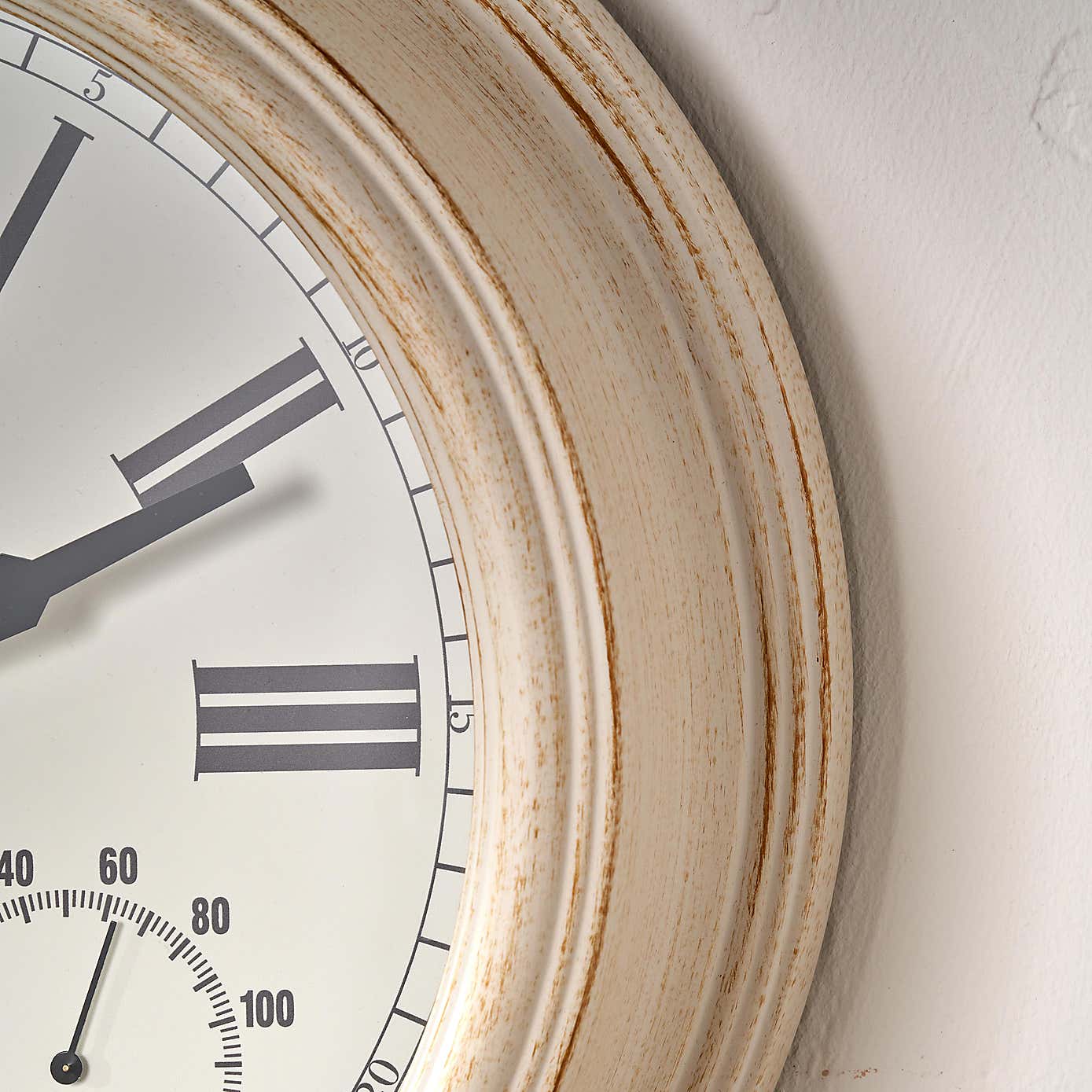 Retro Gauge Indoor Outdoor Wall Clock