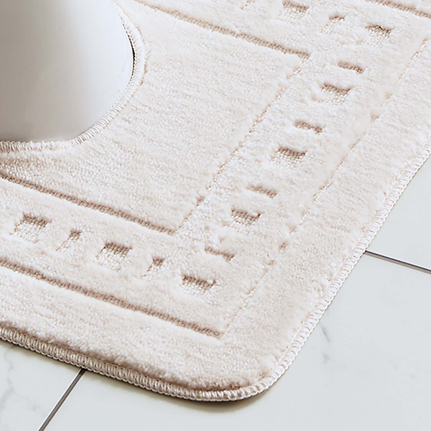 Catherine Lansfield Armoni Bath and Pedestal Mat Set