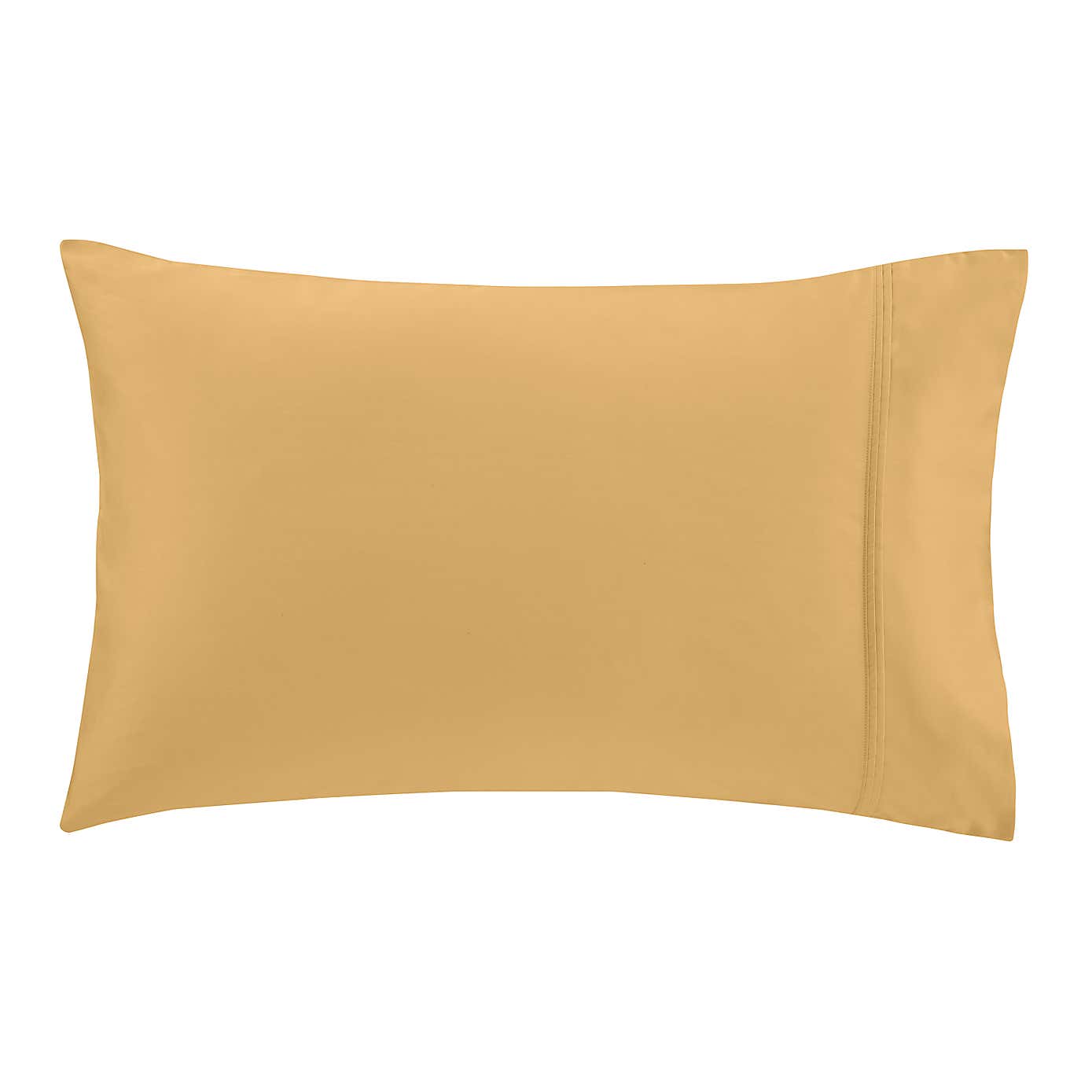 Dorma 500 Thread Count 100% Cotton Satin Plain Cuffed Pillowcase