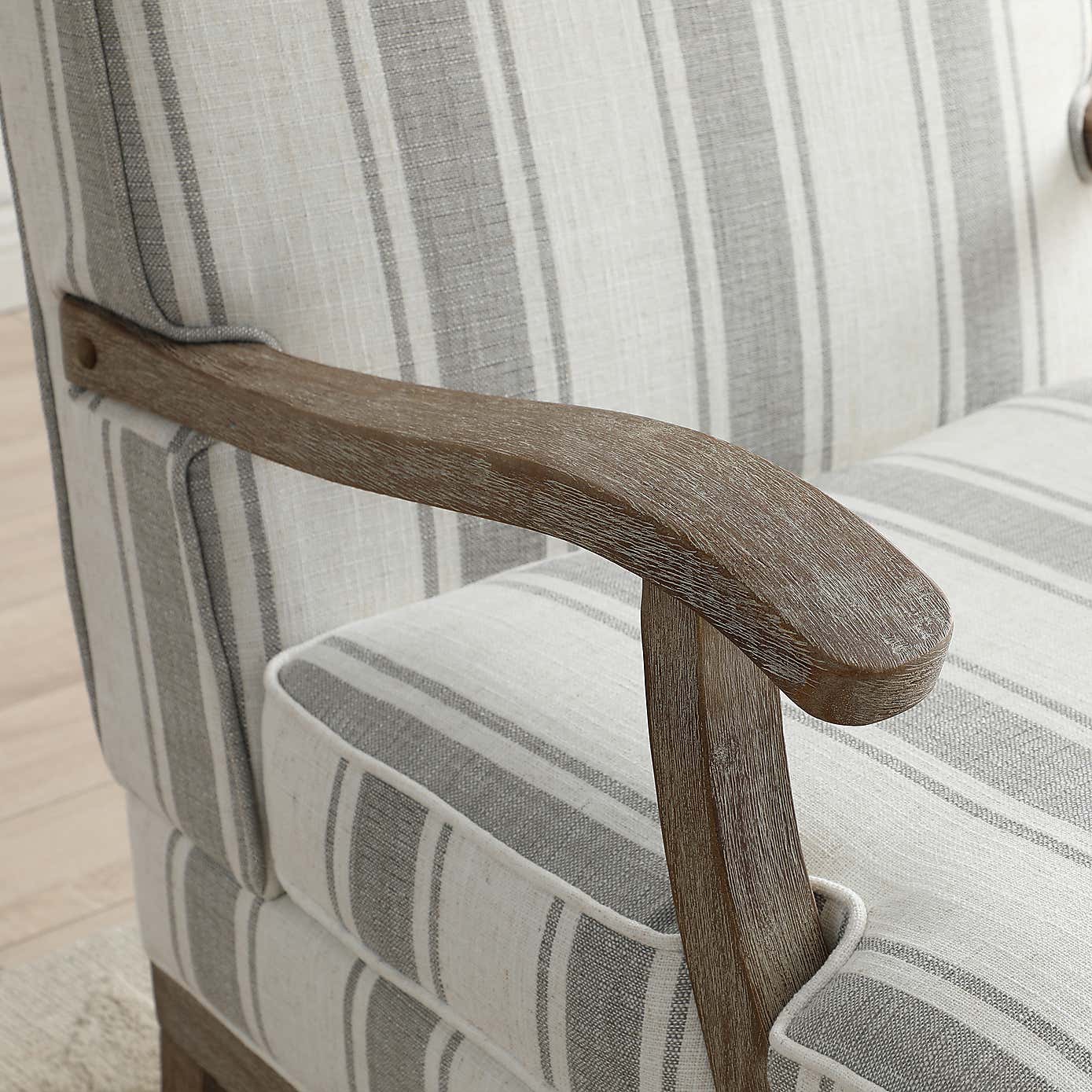 Esme Linen Stripe Chair