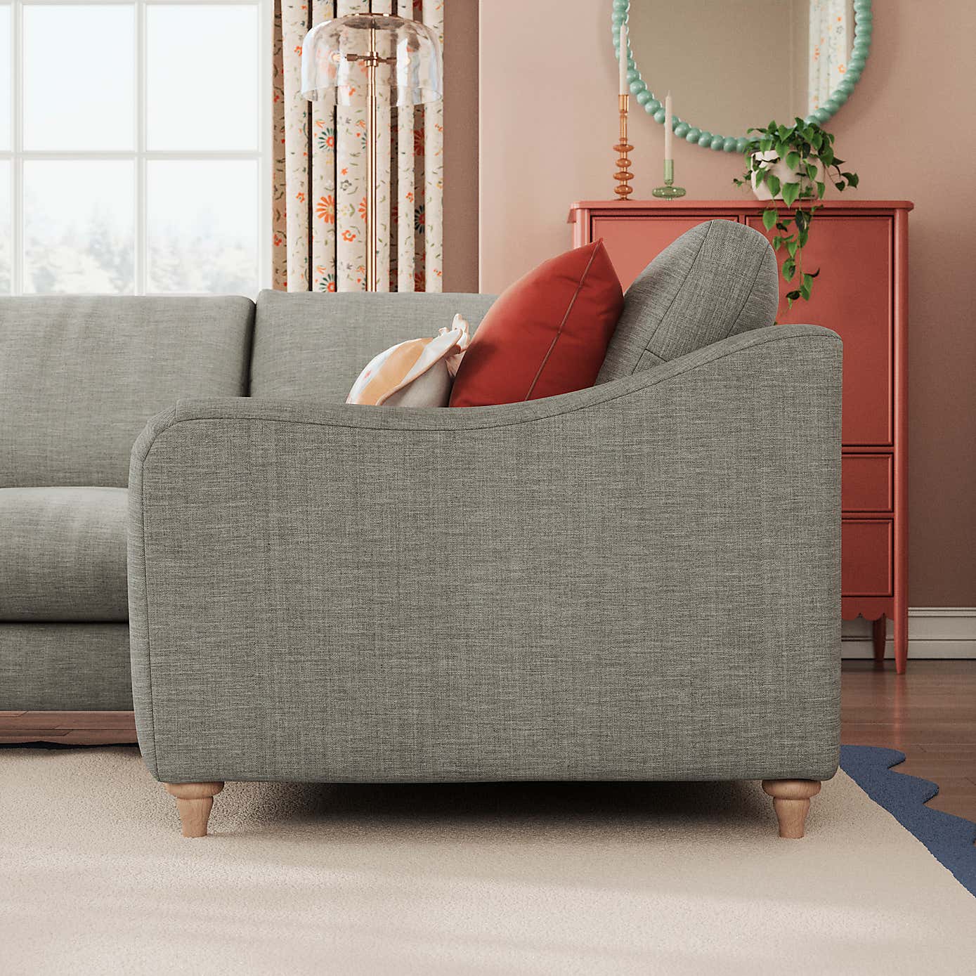 Slub Faux Linen Fabric Sample