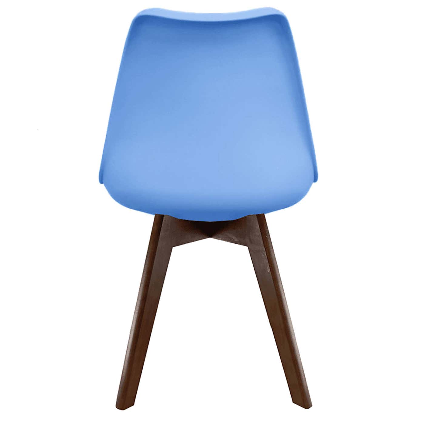 Fusion Living Soho Plastic Dining Chair with Squared Legs