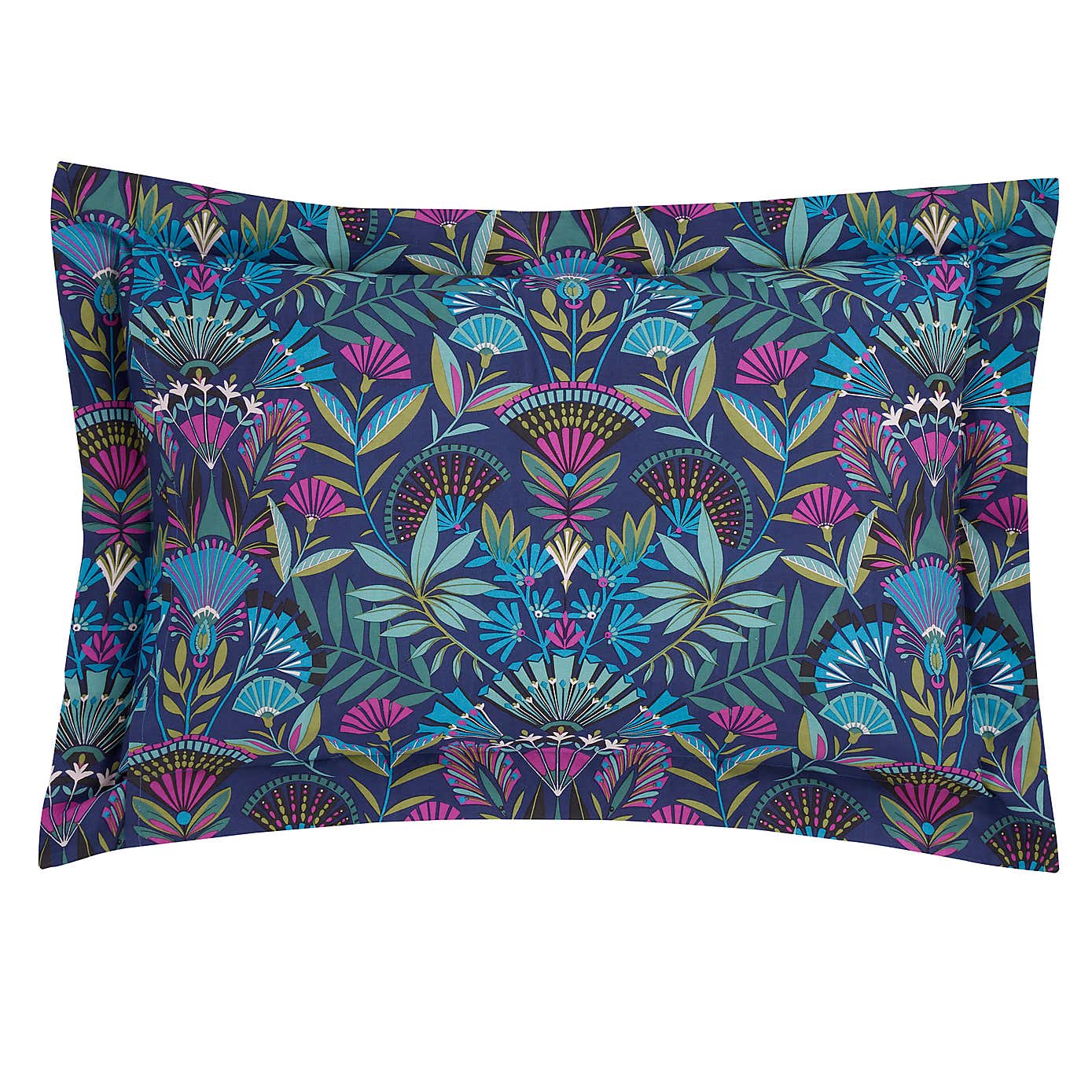 Lucille Navy Oxford Pillowcase