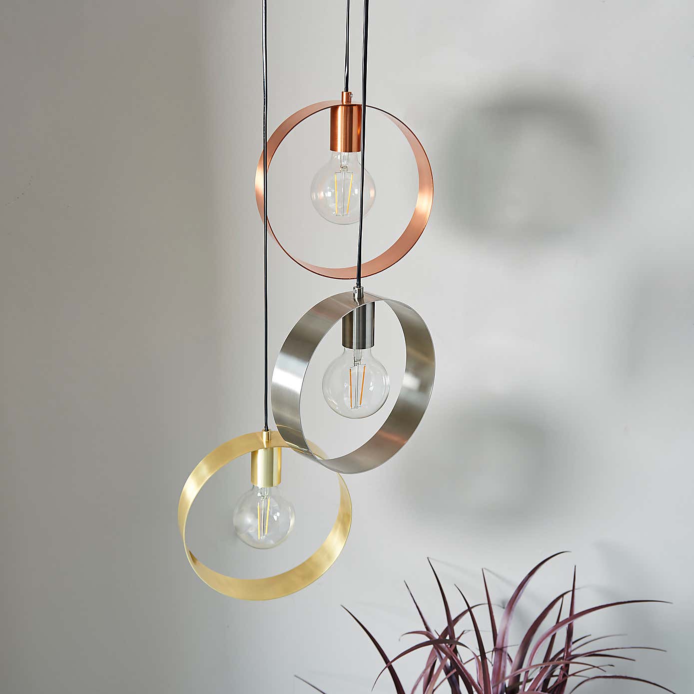 Circ 3 Light Pendant Fitting