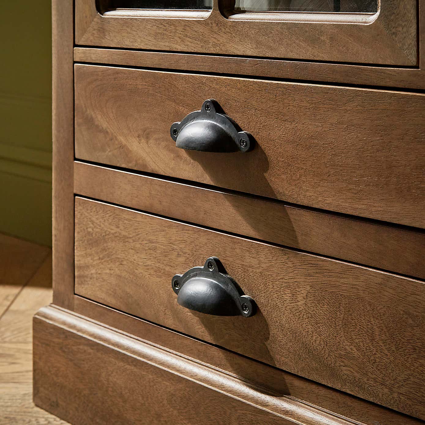 Tall Glazed Display Cabinet