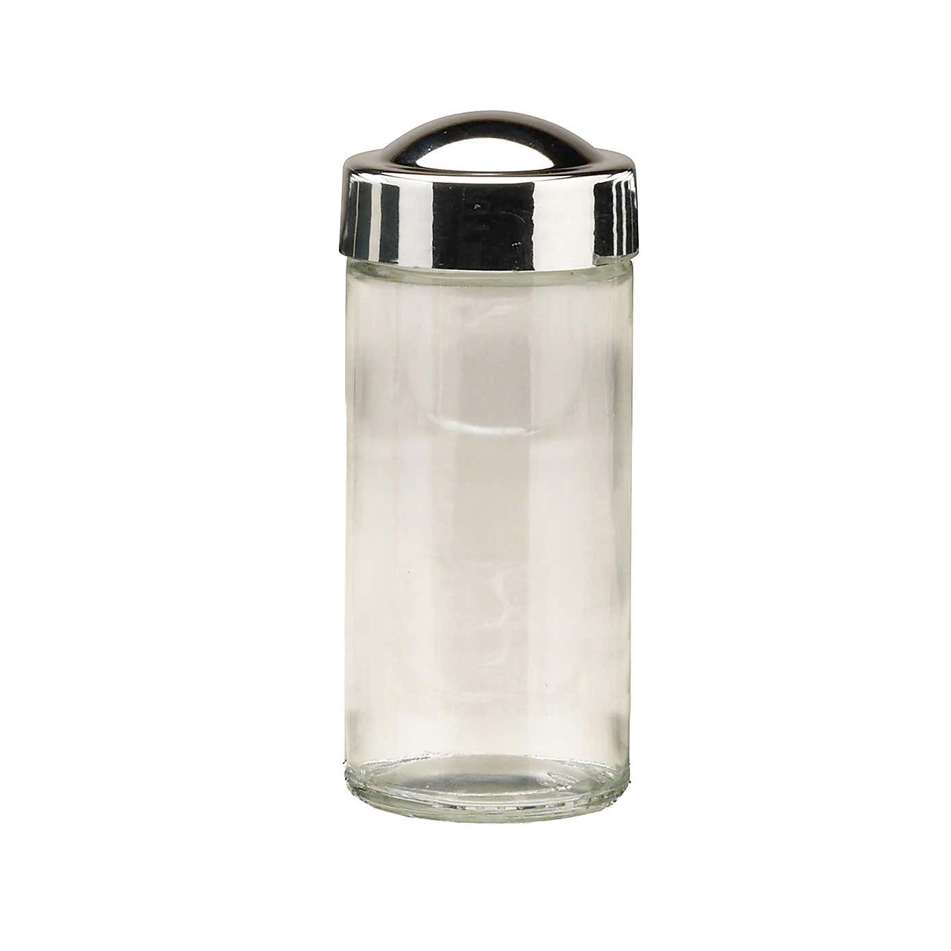 6 Glass Handled Screw Top Spice Jars