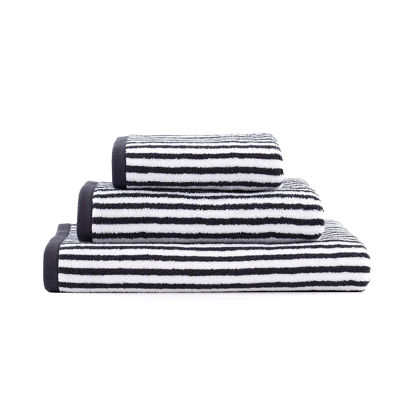 Reversible Striped Cotton Towel