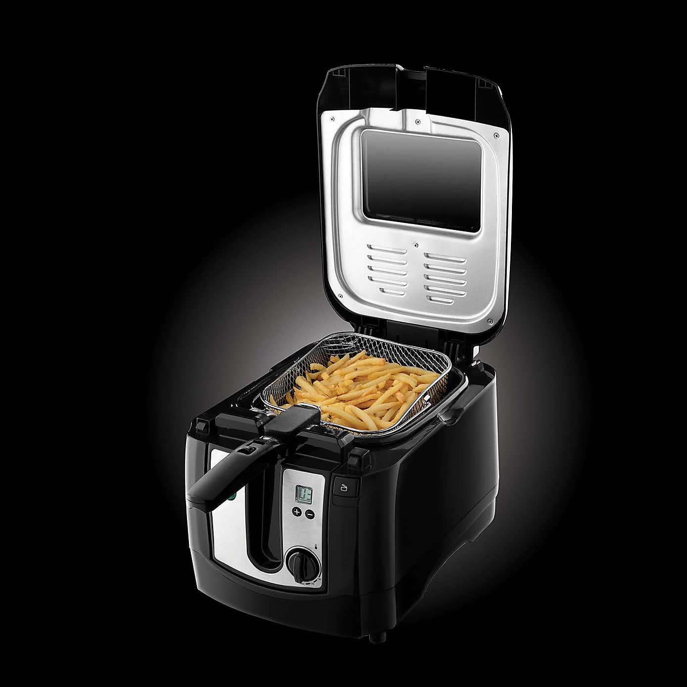 Russell Hobbs Black Digital Deep Fat Fryer