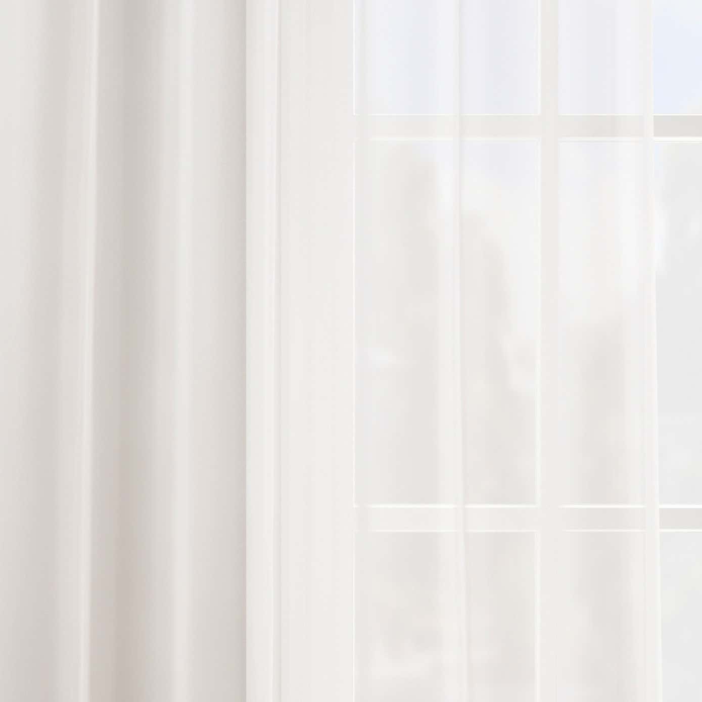 Sheer Elegance Tape Top Single Voile Panel