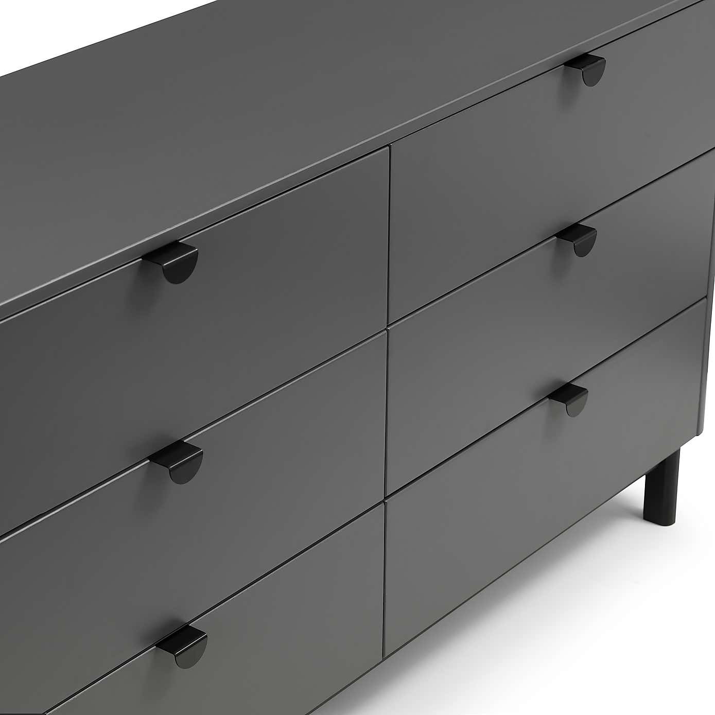 Chloe Wide 6 Drawer Chest