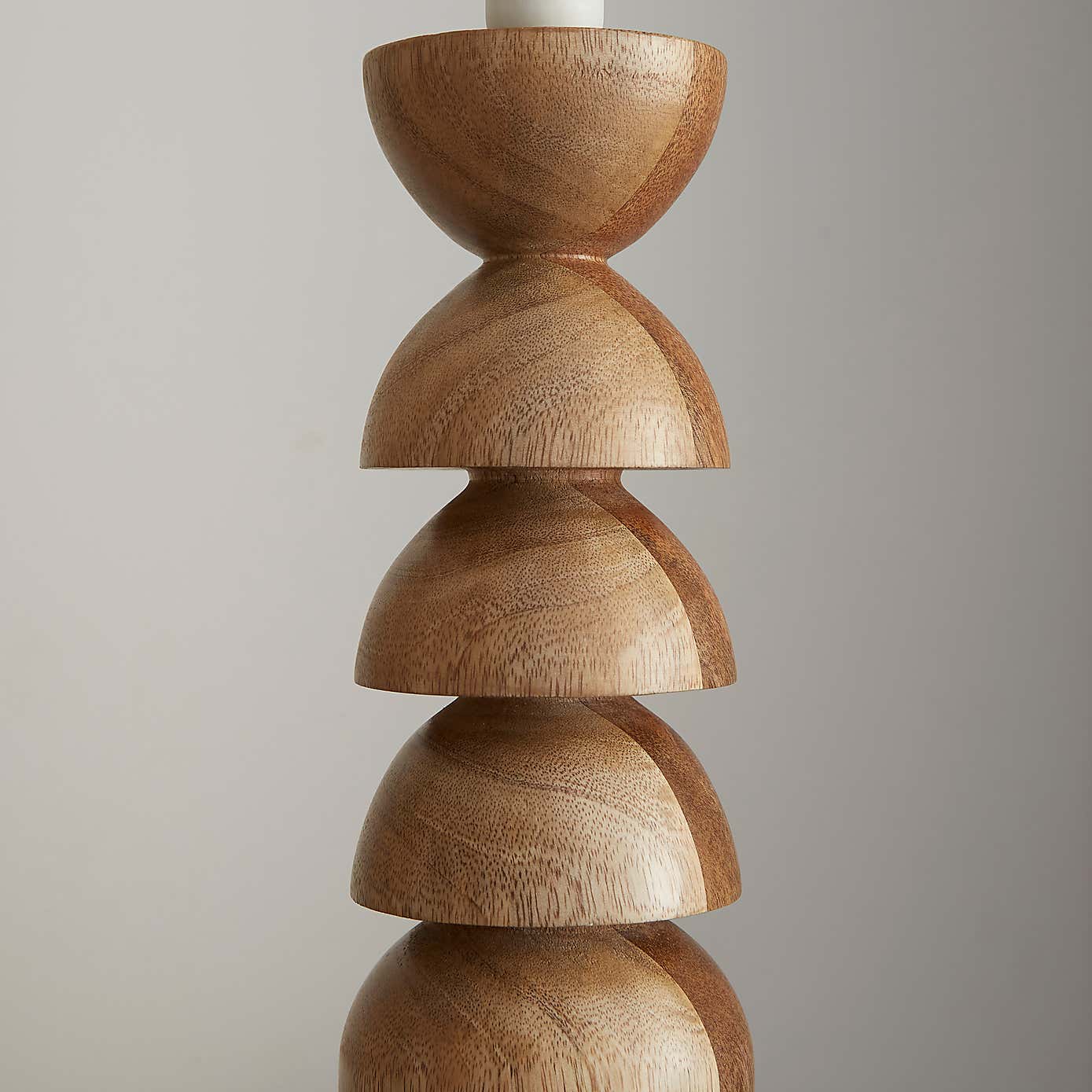 Juniper Stacked Wooden Table Lamp