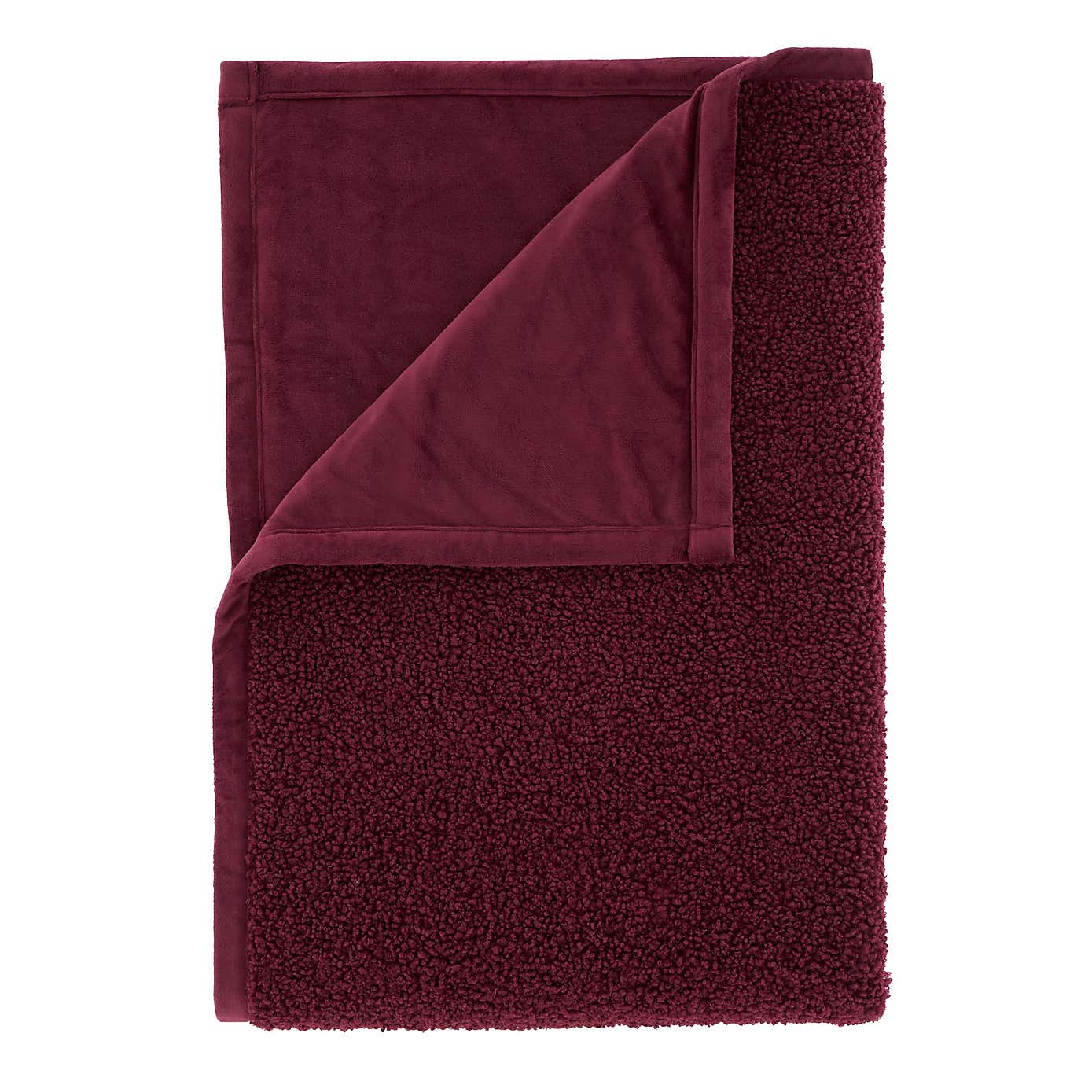 So Soft Velvet Boucle Throw 130cm x 170cm