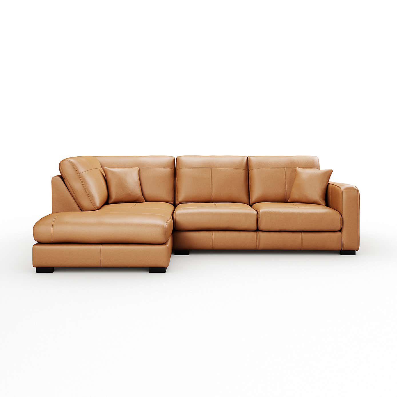 Carson Vintage Leather Large Corner Chaise Sofa