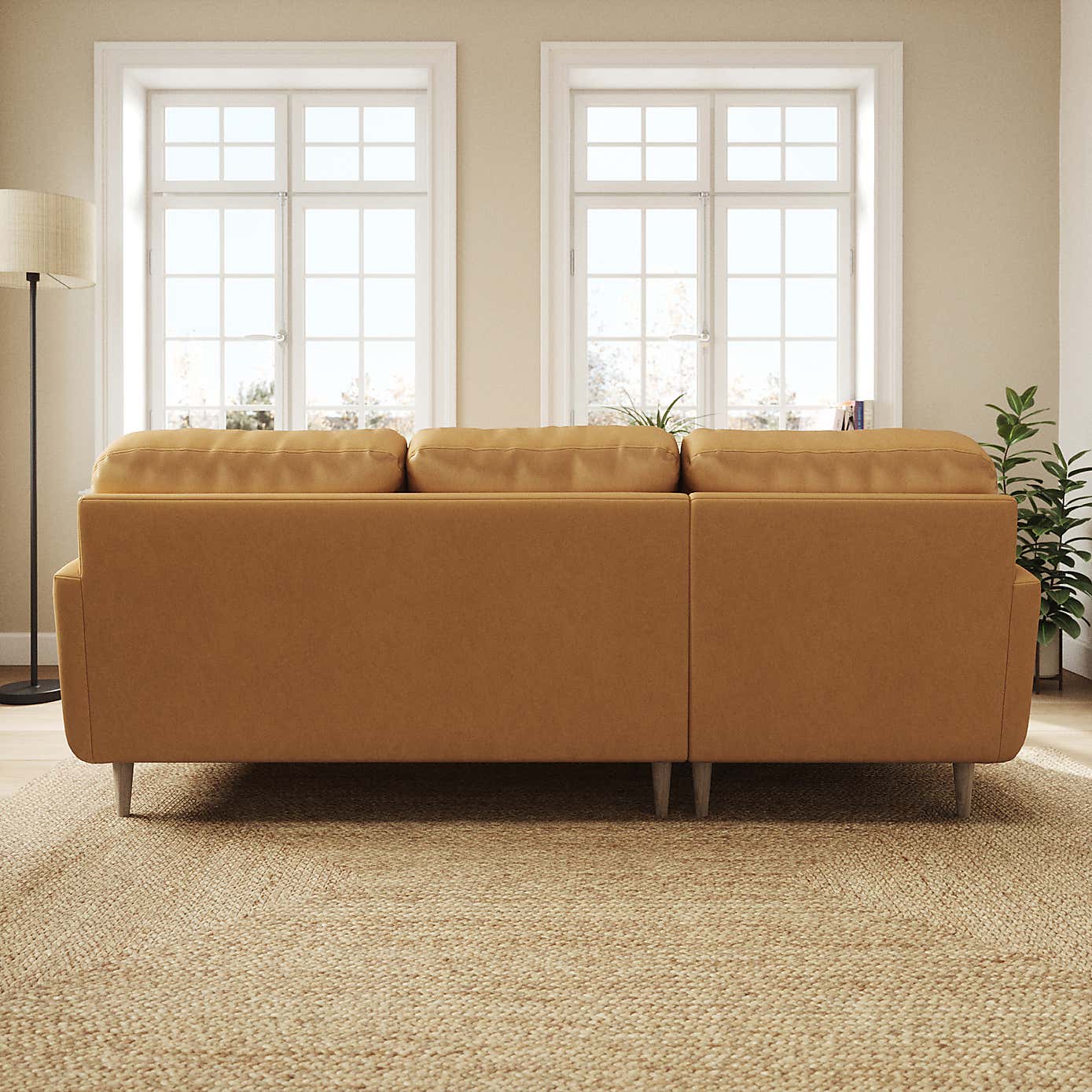 Sven Opulent Velvet Large Corner Chaise Sofa