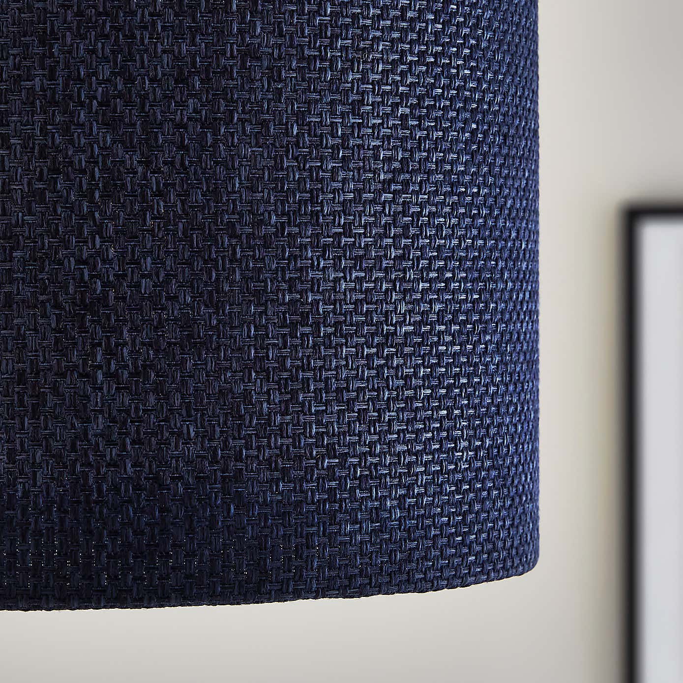Barkweave Easy Fit Drum Lamp Shade
